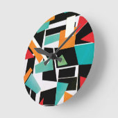 ジオメトリック丸時計 ラウンド壁時計 (傾斜)
