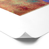 ジオメトリック抽象芸術アーストーン ポスター (角)