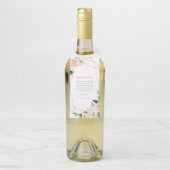 ジオメトリック春ロマンスウェルカムボトルハンガー ボトルネックタグ (ボトル)