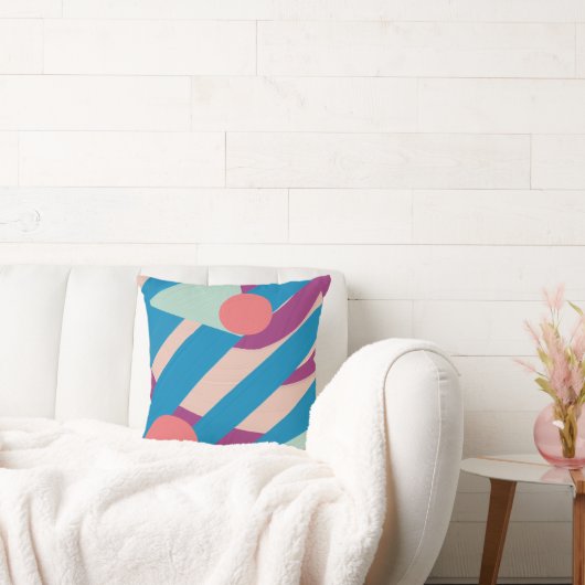 ジオメトリック油シェイプヴィンテージパレット クッション (ソファ)