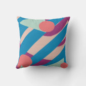 ジオメトリック油シェイプヴィンテージパレット クッション (裏面)