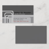 ジオメトリック線 名刺 (正面/裏面)