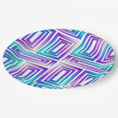 ジオメトリック長方形紙プレート ペーパープレート (アングル)