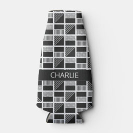 ジオメトリック スクエアーズ オーダーメイド ボトル＆缶クーラー ボトルクーラー