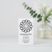 ジオメトリック フラワー 02 名刺 (スタンド正面)