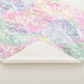 ジオメトリテクスチャクラシックモダンの繰り返しパターン シェルパブランケット (3/4)