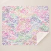 ジオメトリテクスチャクラシックモダンの繰り返しパターン シェルパブランケット (正面(横))