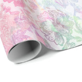 ジオメトリテクスチャクラシックモダンの繰り返しパターン ラッピングペーパー (ロールコーナー)