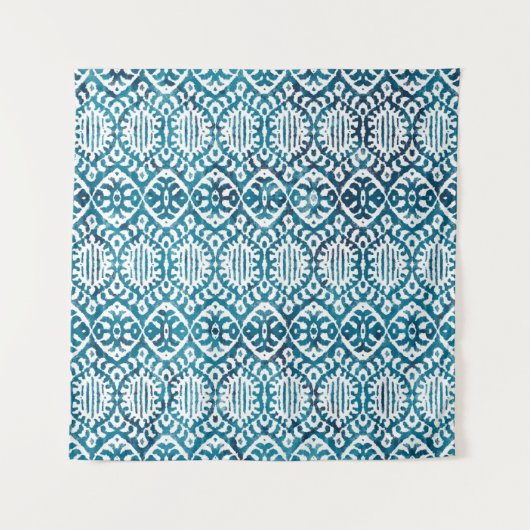 ジオメトリテクスチャリピートクリエイティブパタモダンーン タペストリー (正面)