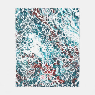 ジオメトリテクスチャ繰り返しクラシックパターンabstract,am フリースブランケット
