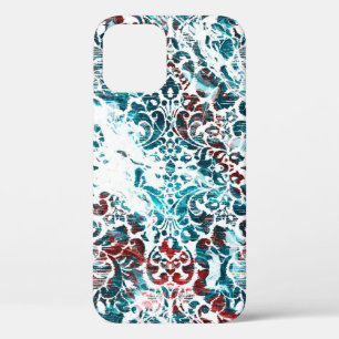 ジオメトリテクスチャ繰り返しクラシックパターンabstract,am iPhone 12ケース