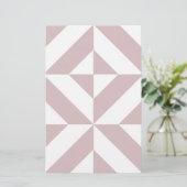 ジオメトリデコキューブパターンの移動 便箋 (スタンド正面)