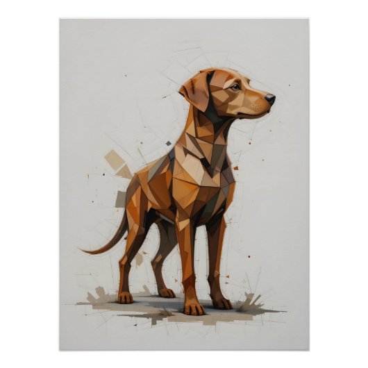 ジオメトリドッグプロファイル ポスター (正面)