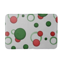 ジオメトリドット円レトロパターン（任意の色）