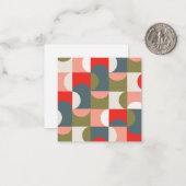 ジオメトリノートカード ノートカード (正面/裏面インサイチュ)