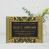 ジオメトリバチェロレッテシャワー招待状 招待状 (スタンド正面)