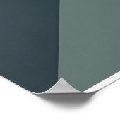 ジオメトリバランス – 最小三角形 ポスター (角)