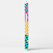 ジオメトリパズルのバナー、Memphis backgro Case-Mate iPhoneケース (裏面 / 右)