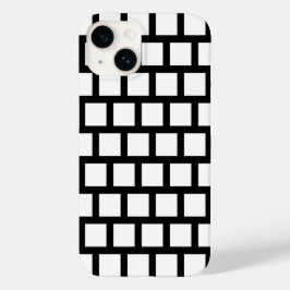 ジオメトリパタモダンーンの白黒のケース – メイト Case-Mate iPhone 14ケース