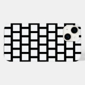 ジオメトリパタモダンーンの白黒のケース – メイト Case-Mate iPhoneケース (裏面 (横))