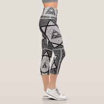 ジオメトリパターンレギンス