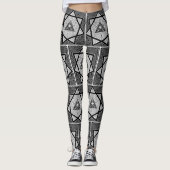 ジオメトリパターンレギンス レギンス (正面)