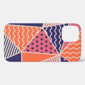 ジオメトリパターン。抽象芸術三角形の背景。[V] Case-Mate iPhoneケース (裏面 (横))