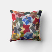 ジオメトリパター数々のンキルトカラー クッション (裏面)