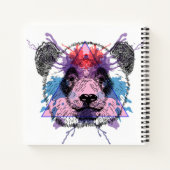 ジオメトリパンダベア ノートブック (裏面)