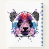 ジオメトリパンダベア ノートブック (裏面)