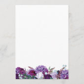 ジオメトリパープルフローラメニュー メニュー (裏面)