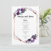 ジオメトリパープルフローラメニュー メニュー (スタンド正面)