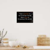 ジオメトリピタゴラス引用文ポスター ポスター (キッチン)