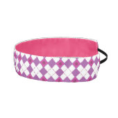 ジオメトリピンクパターン アスレチックヘッドバンド (右)