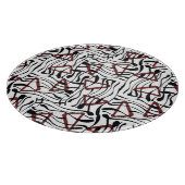 ジオメトリファブリック芸術的：パターンデザイン。 カッティングボード (角)