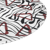 ジオメトリファブリック芸術的：パターンデザイン。 カッティングボード (角)