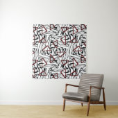 ジオメトリファブリック芸術的：パターンデザイン。 タペストリー (インサイチュ)