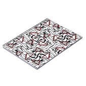 ジオメトリファブリック芸術的:パターンデザイン。 ノートブック (左側)