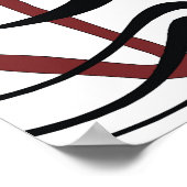 ジオメトリファブリック芸術的:パターンデザイン。 ポスター (角)