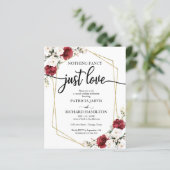 ジオメトリファンシー予算結婚式招待状なし (スタンド正面)