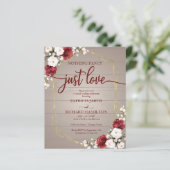 ジオメトリファンシー予算結婚式招待状なし (スタンド正面)