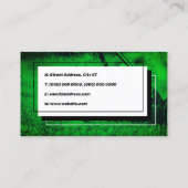 ジオメトリフレームとモーイング 名刺 (裏面)