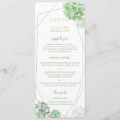 ジオメトリフレーム結婚多肉質 メニュー (正面)