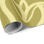 ジオメトリフローラの背景。部族華美族  ラッピングペーパー (ロールコーナー)