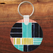 ジオメトリブロック キーホルダー (正面)