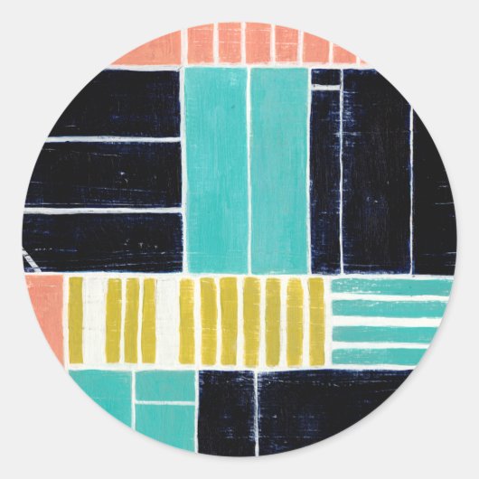 ジオメトリブロック ラウンドシール (正面)