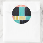 ジオメトリブロック ラウンドシール (バッグ)