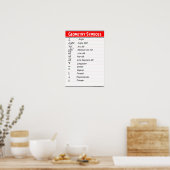 ジオメトリポスター：基本ジオメトリシンボル ポスター (キッチン)