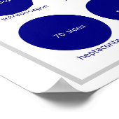 ジオメトリポスター：通常のポリゴン ポスター (角)