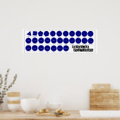 ジオメトリポスター：通常のポリゴン ポスター (キッチン)